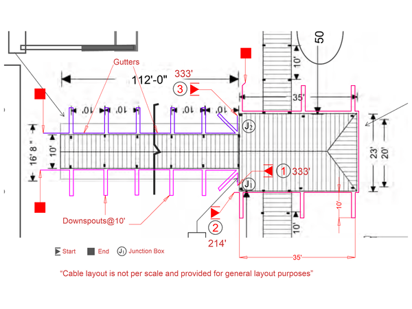 Roof and Gutter Floor Plans - Roof and Gutter Medium #2 - Asphalt ...