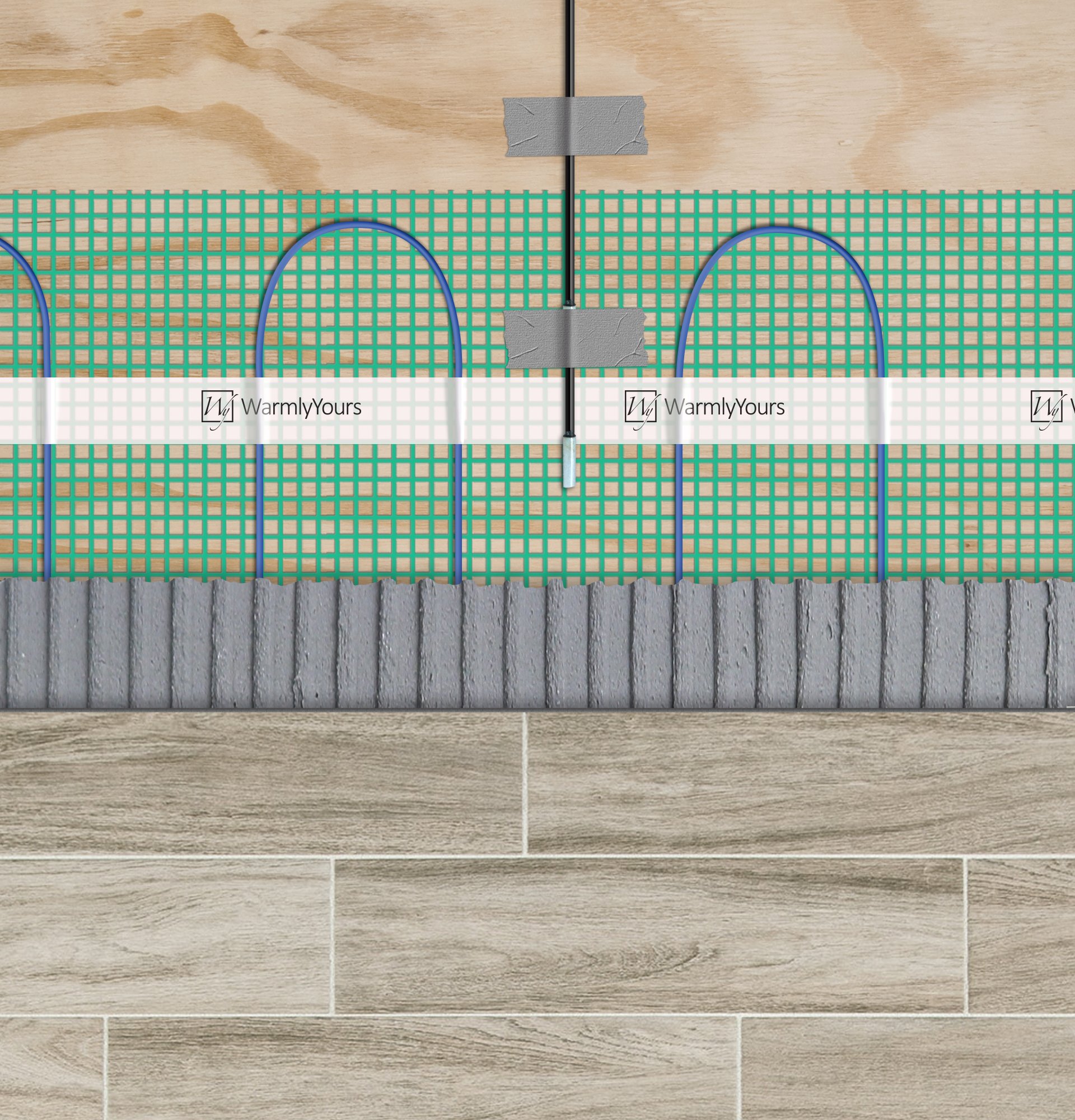 How To Install Floor Heating Under Tile Warmlyyours