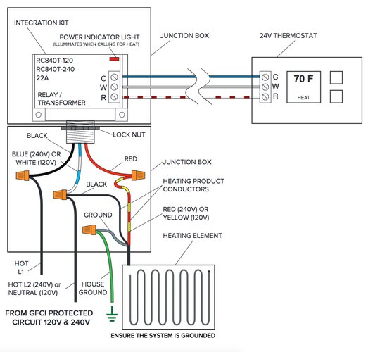 Third Party Control Integration | Relay with built-in ... 220 baseboard heater wiring diagram 