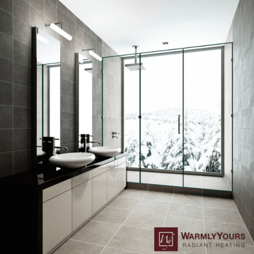 Radiant heated floors and added light have become popular bathroom remodel trends