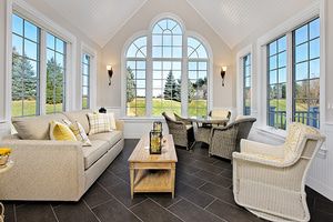 Finished Four Seasons room with Radiant Heat