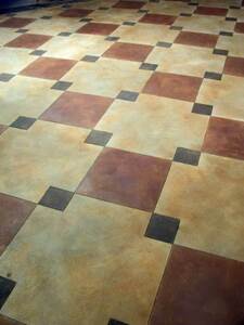 decorative and stamped concrete floors with radiant heating is increasing in popularity