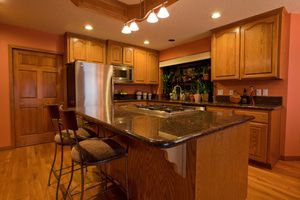 Warm and inviting kitchen remodel