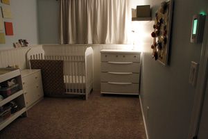 radiant floor heating in a baby's nursery