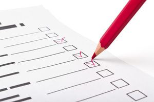 Check list for Contractor