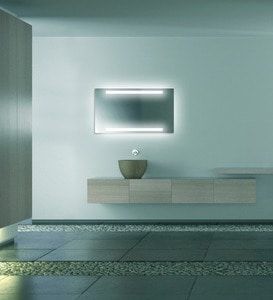 LAVA Light adds the perfect touch, a lighted mirror