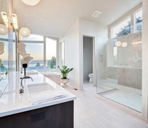 Master Bathroom remodels are among the top trends