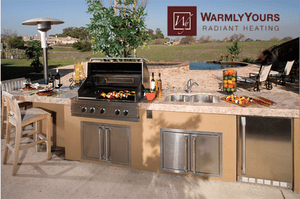 Luxury outdoor kitchen