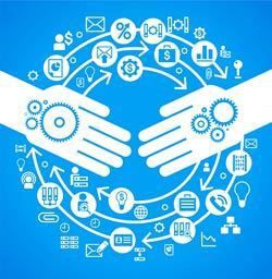 social media connections in business