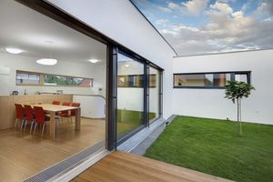 Flooring can create continuity between indoor and outdoor spaces.
