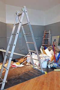 Clean up your work site before you take the photo