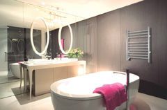 Electric towel warmer collection