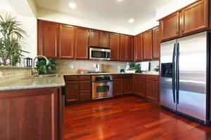 Lustrous Stainless Steel kitchen appliances