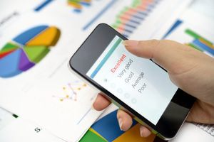 Taking survey online with phone