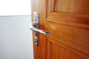 Universal design features, such as lever handles, make a home more accessible to people of all ages and abilities.